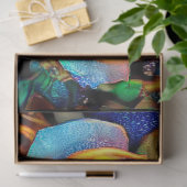 2 Glossy Schöne Rose Kunst, Dichtung und Musik Seidenpapier (Geschenk)