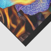 2 Glossy Schöne Rose Kunst, Dichtung und Musik Seidenpapier (Ausschnitt)