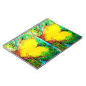 2 Goldherzen-Notizbuch Notizblock (Linke Seite)