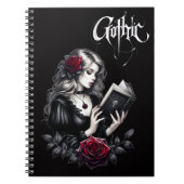 #2 Gothic Spiral-Foto-Notizbuch Notizblock (Vorderseite)