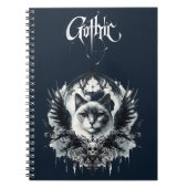 #2 Gotische Katze Notizblock (Vorderseite)