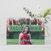 2 Grace Save the Date Sweet 16. Foto (Stehend Vorderseite)