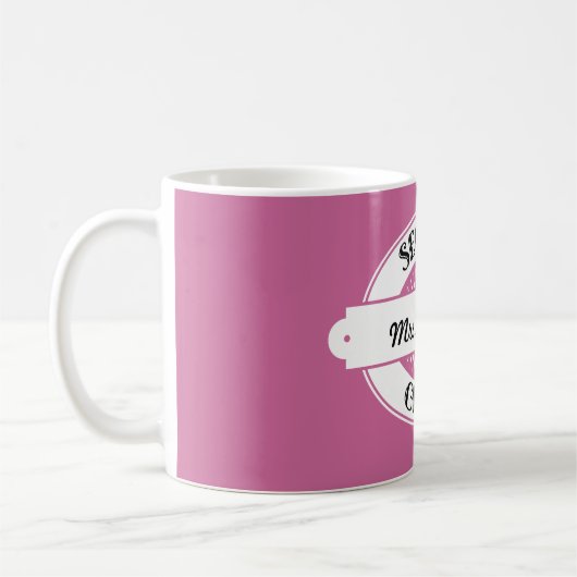 2. Grad-Lehrer-personalisiertes Kaffeetasse (Links)