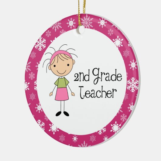 2. Grad-Lehrer-Verzierung Keramikornament (Links)