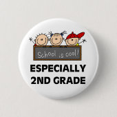2. Grad-Schule ist cool Button (Vorderseite)