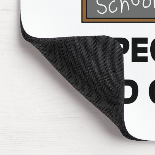 2. Grad-Schule ist cool Mousepad (Ecke)