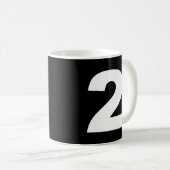 2 Grade an Klimaänderungs-Tasse Kaffeetasse (VorderseiteRechts)