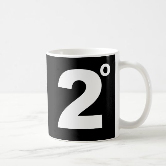 2 Grade an Klimaänderungs-Tasse Kaffeetasse (Rechts)