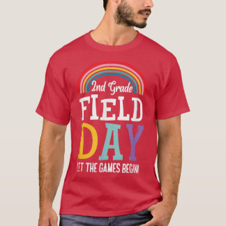 2. Grade Field Day 2022 Ließ die Games Begin Teach T-Shirt