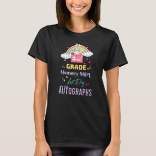 2. Grade Memory Letzter Tag Autographen 2021 2022 T-Shirt