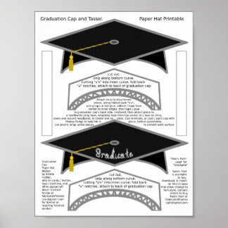 2 Graduiertenkopplung Schwarzes Papier weist Gradu Poster