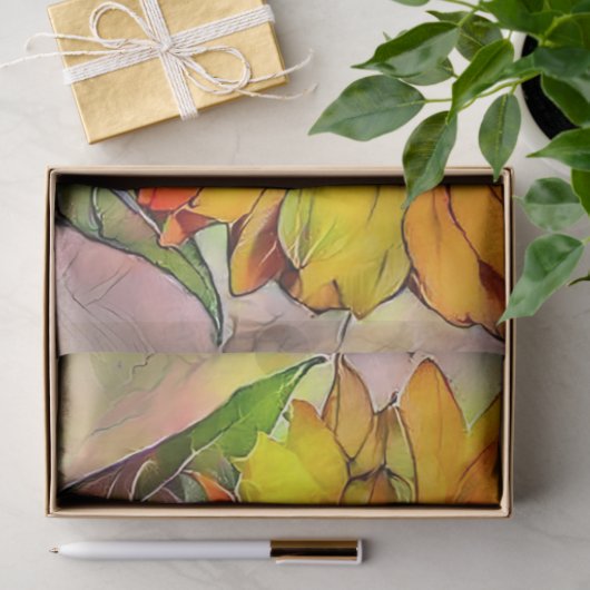 2 Große Sonnenblumen Moderne Sammlung Seidenpapier (Geschenk)