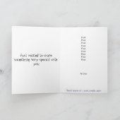 2. Grußkartenvorlage Karte (Innenseite)