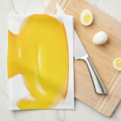 2 Gummienten in der Liebe Küchentuch (Viertel Falte)