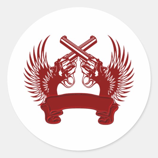 2 GUNSTEN ZUNEHMEND RUNDER AUFKLEBER (Vorderseite)