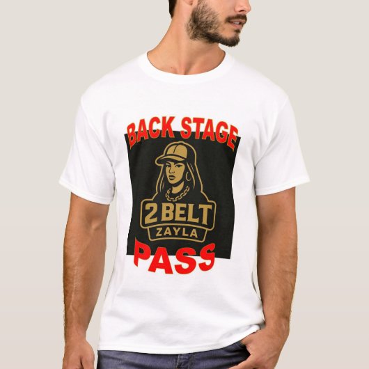 2 Gürtel T-Shirt (Vorderseite)