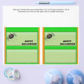 2 Halloween Custom Hersheys Candy Bar Wrappers Flyer (Einzeln)