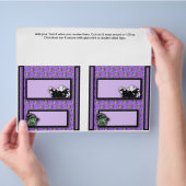 2 Halloween Custom Hersheys Candy Bar Wrappers Flyer (Hand)