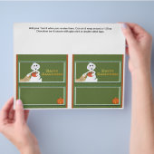 2 Halloween Custom Hersheys Candy Bar Wrappers Flyer (Hand)