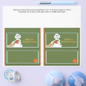 2 Halloween Custom Hersheys Candy Bar Wrappers Flyer (Einzeln)