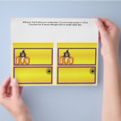 2 Halloween Custom Hersheys Candy Bar Wrappers Flyer (Hand)