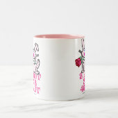 2 heiß zweifarbige tasse (Mittel)