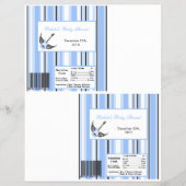 2 Hershey's Large Bar Wrapper Boy Blue Punk Rocker Flyer (Vorne)