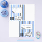 2 Hershey's Large Bar Wrapper Boy Blue Punk Rocker Flyer (Einzeln)