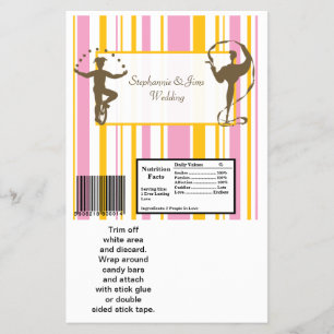 2 Hershey's Large Bar Wrapper Carnival Flyer