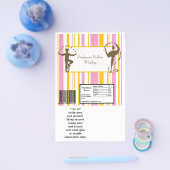 2 Hershey's Large Bar Wrapper Carnival Flyer (Einzeln)