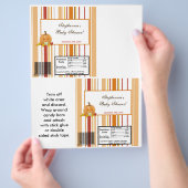 2 Hershey's Large Bar Wrapper Herbst Pumpkin Flyer (Hand)