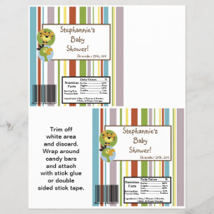 2 Hershey's Large Bar Wrapper Jungle Tales Safari Flyer