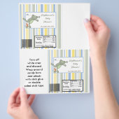 2 Hershey's Large Bar Wrapper Leap Frog Turtle Bee Flyer (Hand)