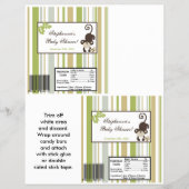 2 Hershey's Large Bar Wrapper Monkey Time Zoo Anim Flyer (Vorne)