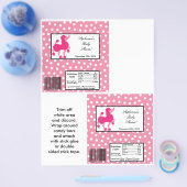 2 Hershey's Large Bar Wrapper Pink Poodle Paris Flyer (Einzeln)