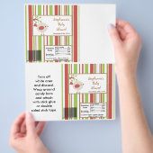 2 Hershey's Large Bar Wrapper Red Barn Farm Flyer (Hand)