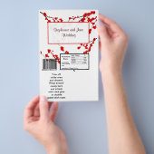 2 Hershey's Large Bar Wrapper Red Cherry Blossom Flyer (Handgriff)