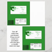 2 Hershey's Large Bar Wrapper Sweet 16 Green Flyer (Vorne)