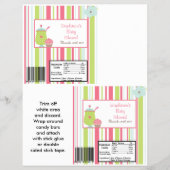 2 Hershey's Large Bar Wrapper Tea Party Pink Flyer (Vorne)