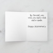 2 Herz und ein Diamant Karte (Innenseite)