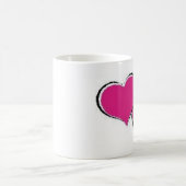 2 Herzen Kaffeetasse (Mittel)