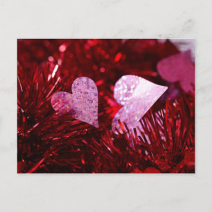 2 Herzen Postkarte