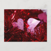 2 Herzen Postkarte (Vorderseite)