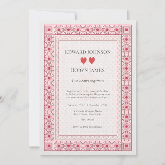 2 Herzkartentouren Einladung (Rückseite)