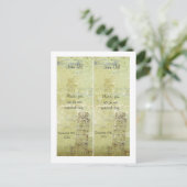 2 Hochzeit in Pisa Save the Date Lesezeichen Ankündigungspostkarte (Stehend Vorderseite)