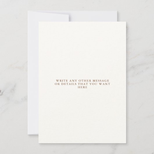 2 Hochzeitsringe rustikale Wasserfarbe Save the Da Save The Date (Rückseite)