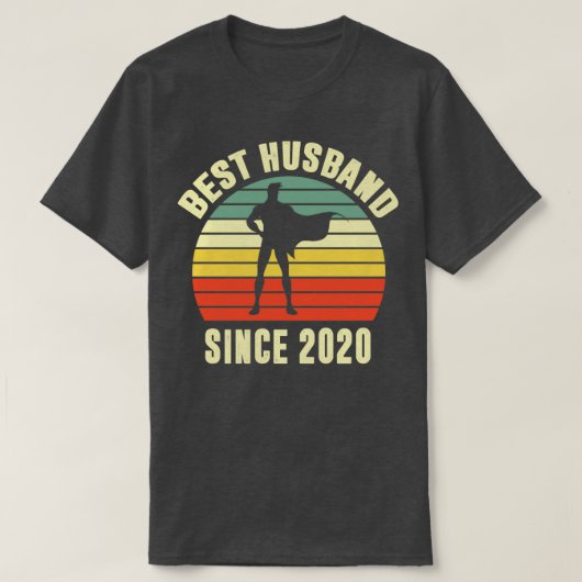 2. Hochzeitstag Bestes Ehemann seit 2020 T-Shirt (Design vorne)