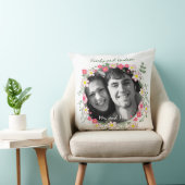 2. Hochzeitstag Foto Krautrahmen weiß Kissen (Stuhl )