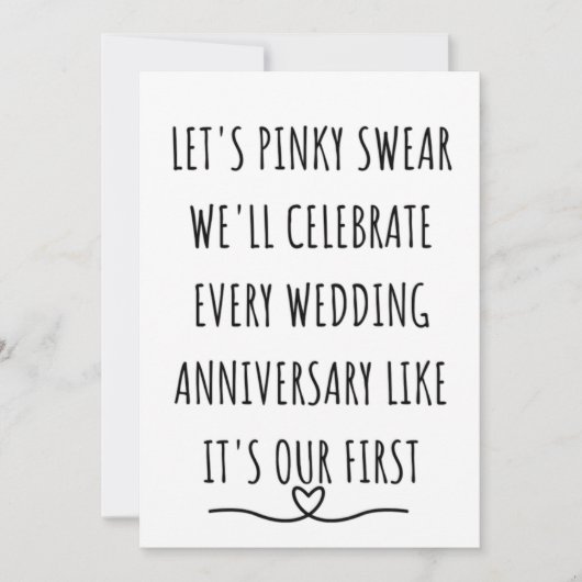 2. Hochzeitstag Karte (Vorderseite)