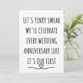 2. Hochzeitstag Karte (Stehend Vorderseite)